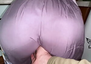 Stepson lifted his step mom spread out added to saw a big ass for anal sex
