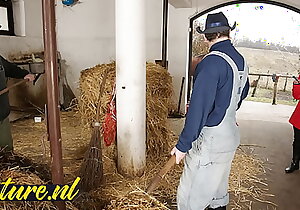 Hairy horse tamer double penetrated up horse infallible for her first period