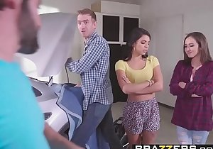 Brazzers - Teens Have a weakness for It Big -  Fixer-Upper Daughter Stuffer scene starring Gina Valentina, Lily Jor